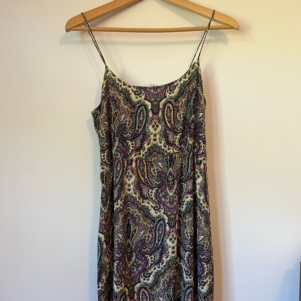 J.Crew 100% silk paisley dress. Perfect condition.
